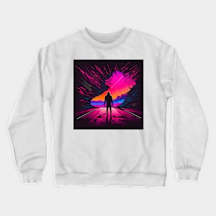 Synthwave apocalypse Crewneck Sweatshirt